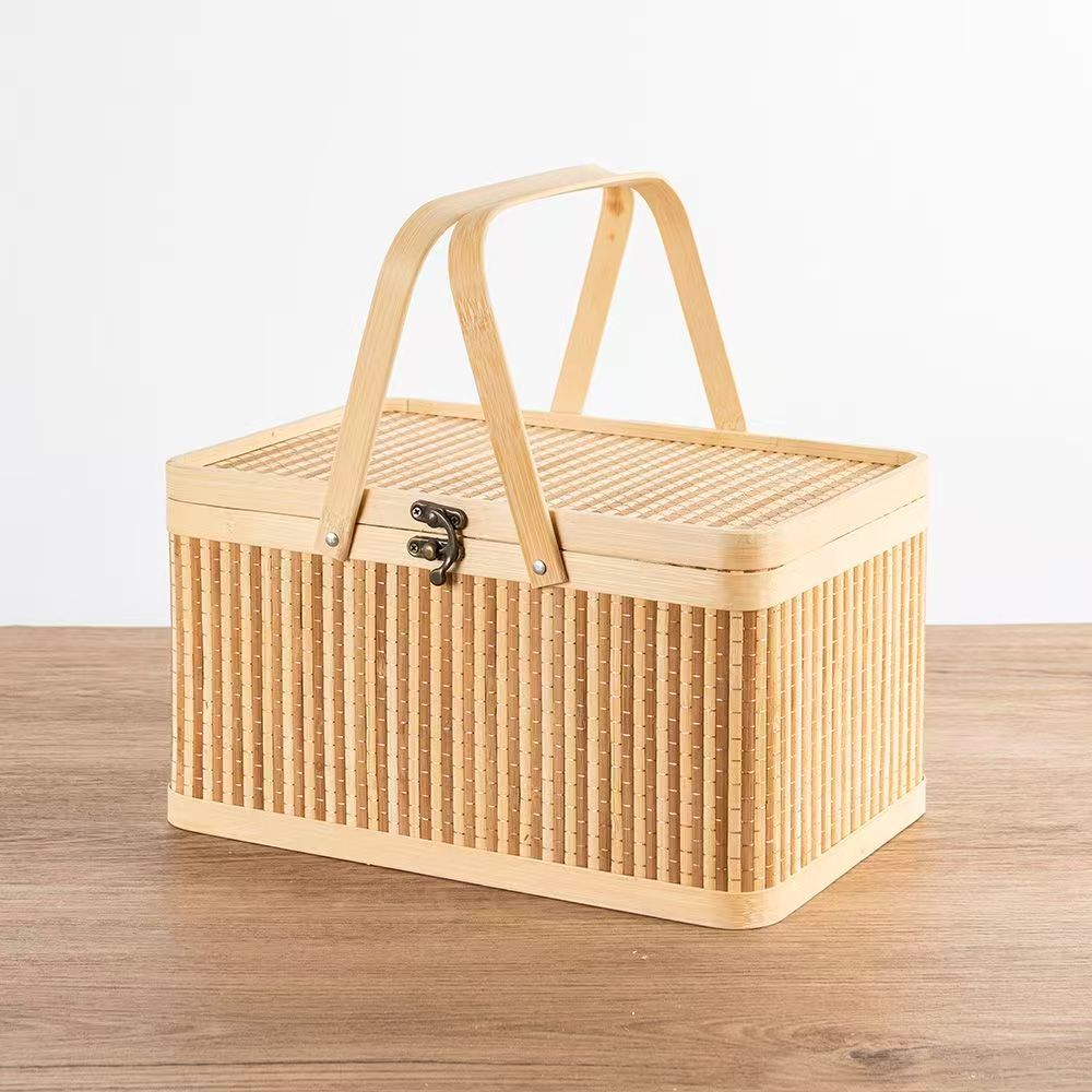 Practical Storage Basket made of Rattan | High & Bury