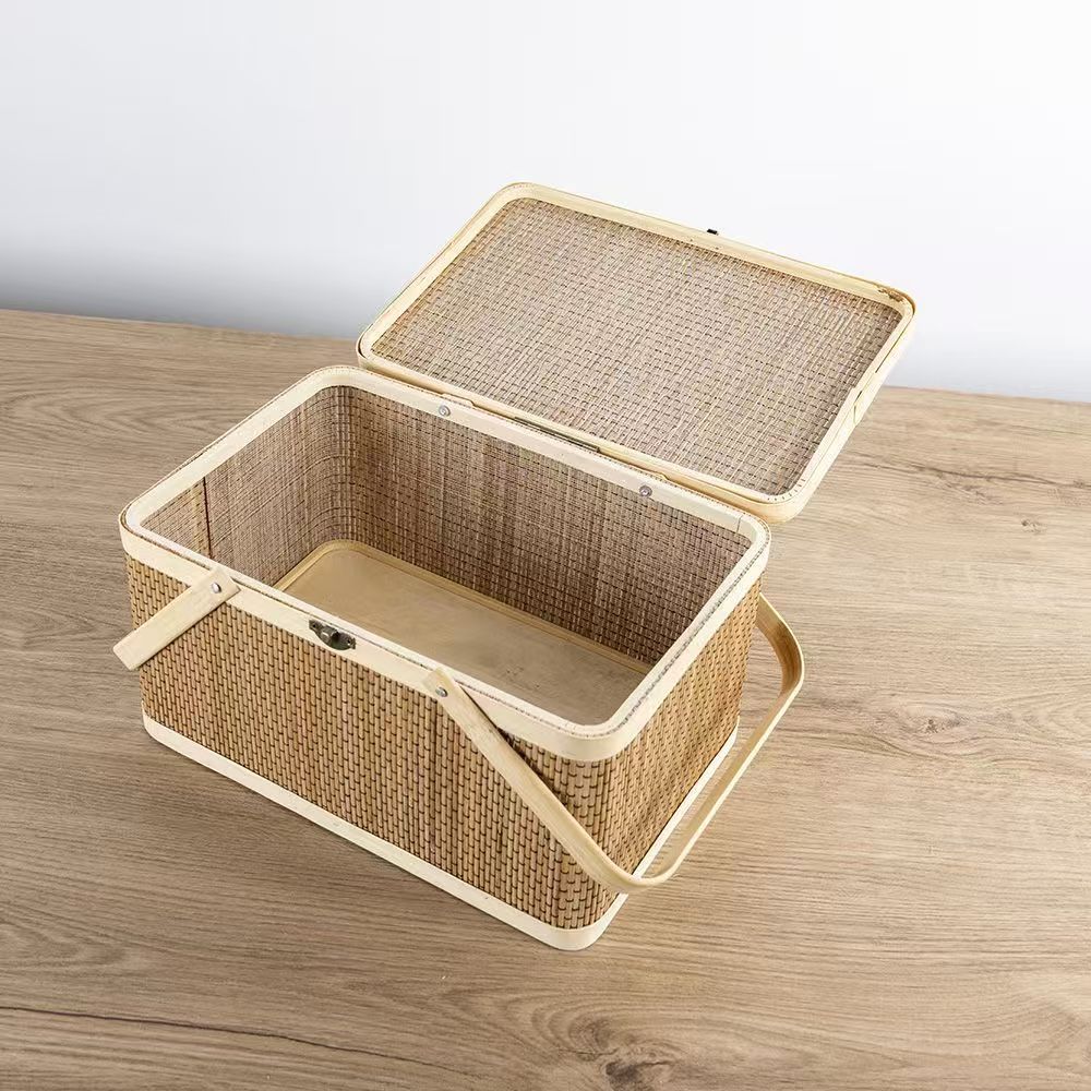 Practical Storage Basket made of Rattan | High & Bury