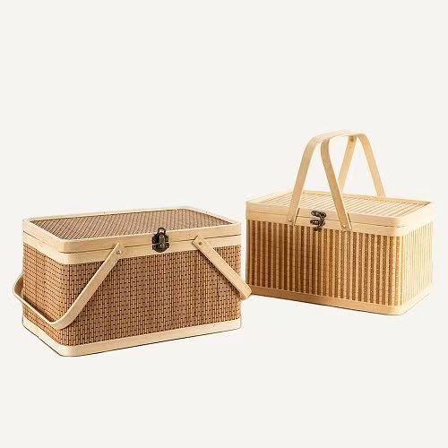 Practical Storage Basket made of Rattan | High & Bury