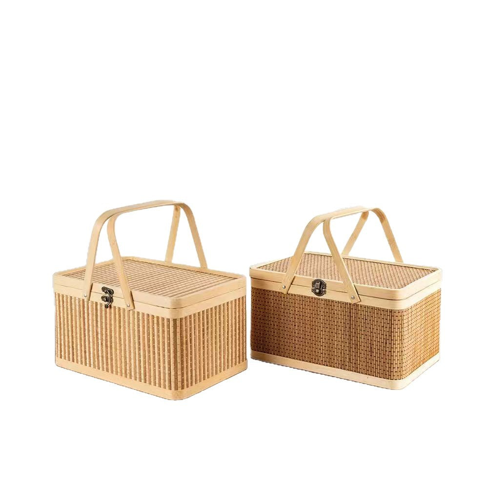 Practical Storage Basket made of Rattan | High & Bury
