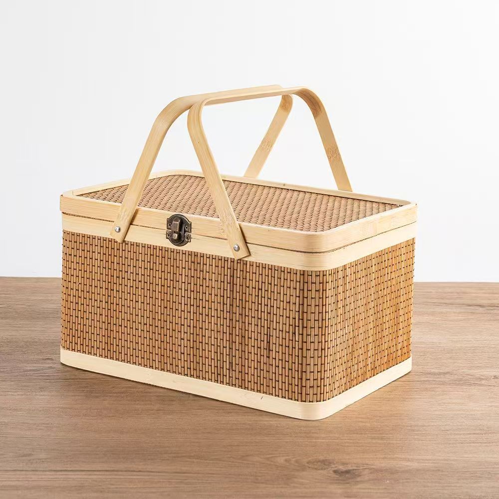 Practical Storage Basket made of Rattan | High & Bury