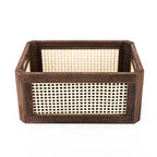 Practical Storage Basket made of Wood | High & Bury