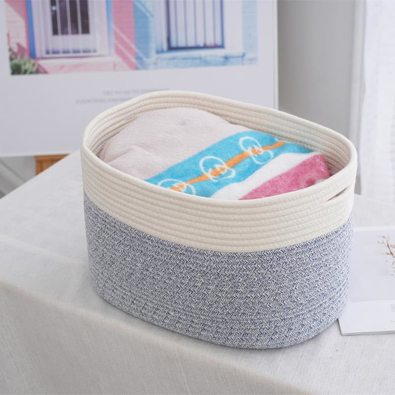 Practical Storage Basket Soft Textile Handwoven | High & Bury