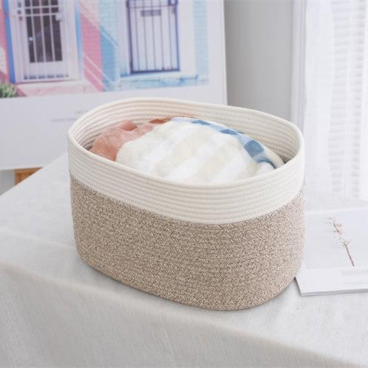 Practical Storage Basket Soft Textile Handwoven | High & Bury