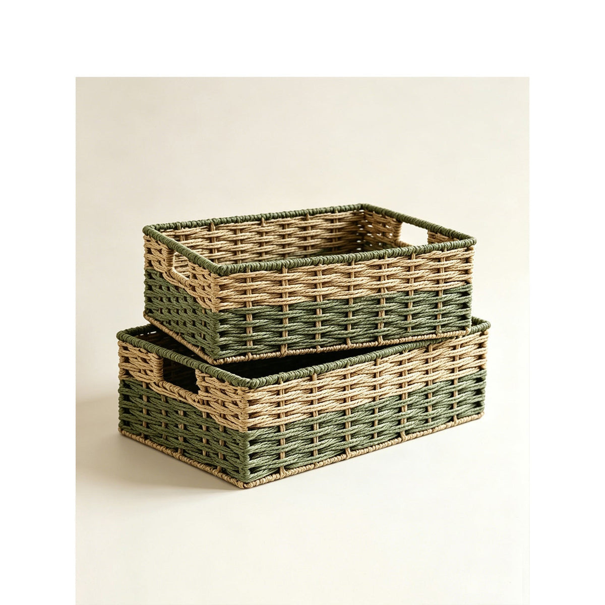 Practical Storage Basket Two Small Large | High & Bury
