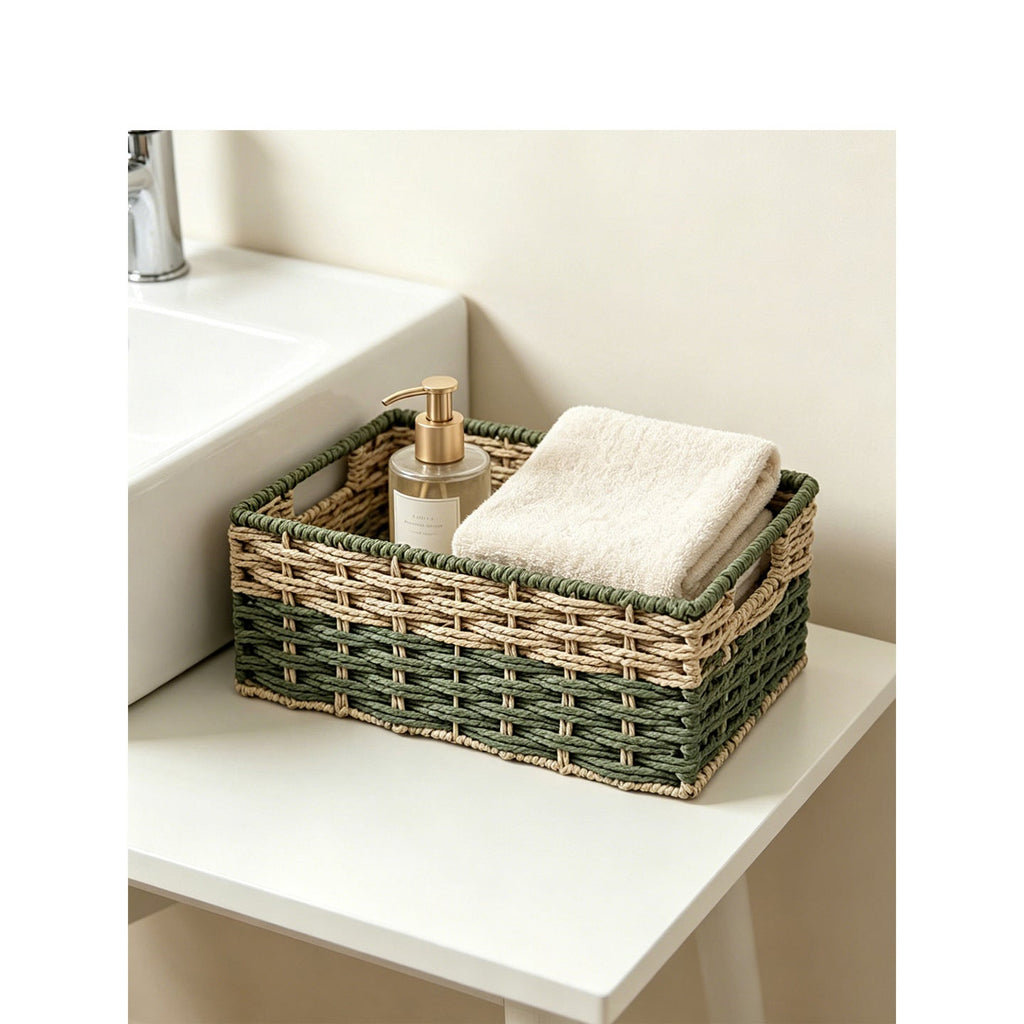 Practical Storage Basket Two Small Large | High & Bury