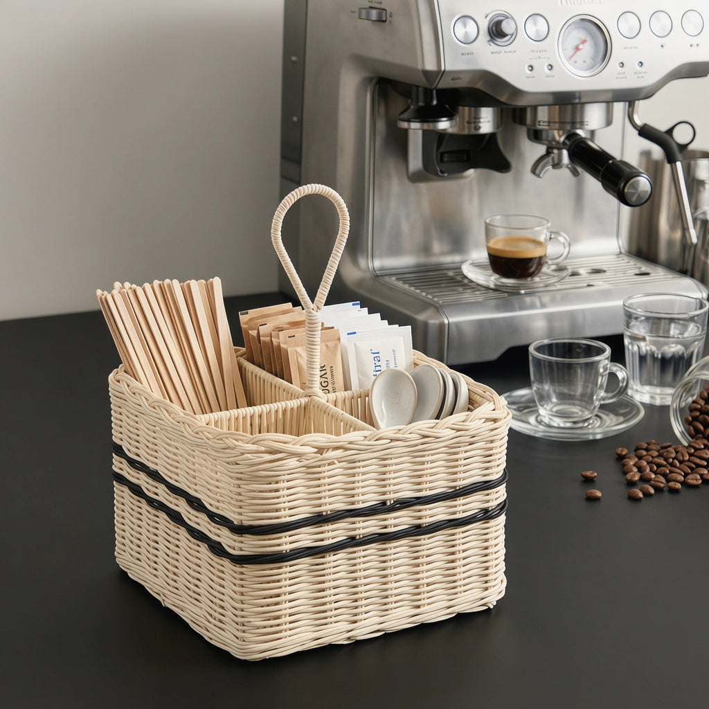 Practical Storage Basket with Compartments | High & Bury