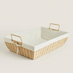 Practical Storage Basket with Fabric Lining | High & Bury
