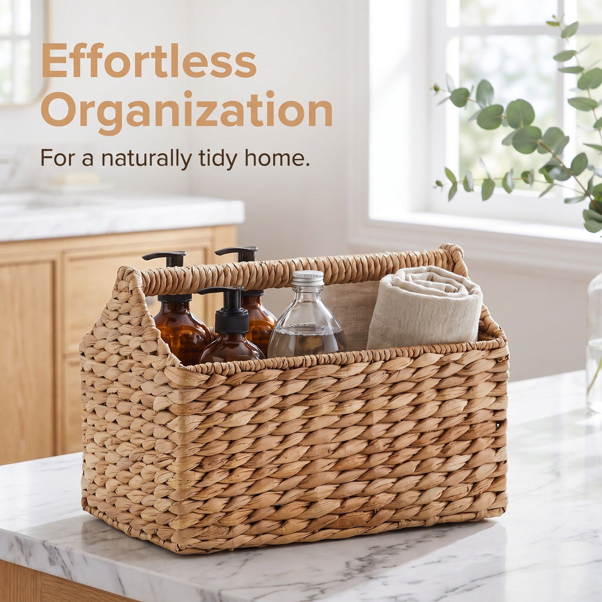 Practical Storage Basket with Handle Small Large | High & Bury
