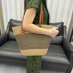 Practical Woven Shopping Bag | High & Bury