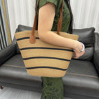 Practical Woven Shopping Bag | High & Bury