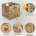 Premium Water Hyacinth Storage Basket | High & Bury