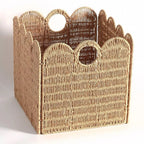 Premium Water Hyacinth Storage Basket | High & Bury