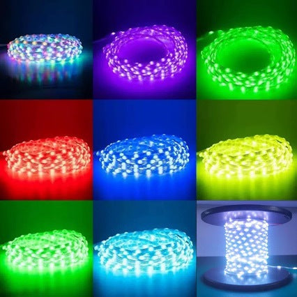 Programmable RGB Addressable Flexible Strip Light | High & Bury