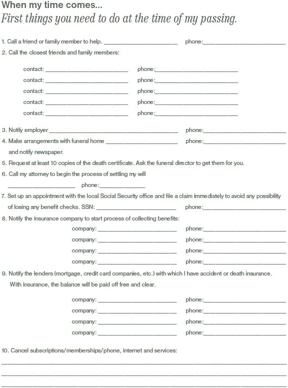 Putting Things in Order Planner, 24 Pages, Spiral Bound, 0.5 inches, view 2