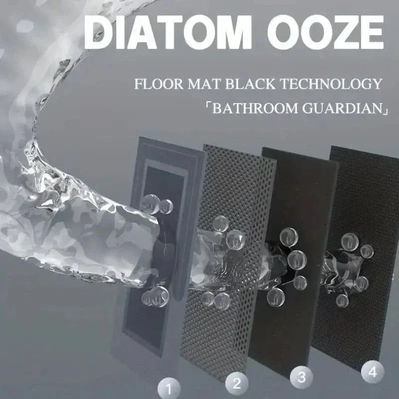 PVC Bathroom Mat 40×60 cm, Absorbent, Non-Slip, Quick-Drying, view 2