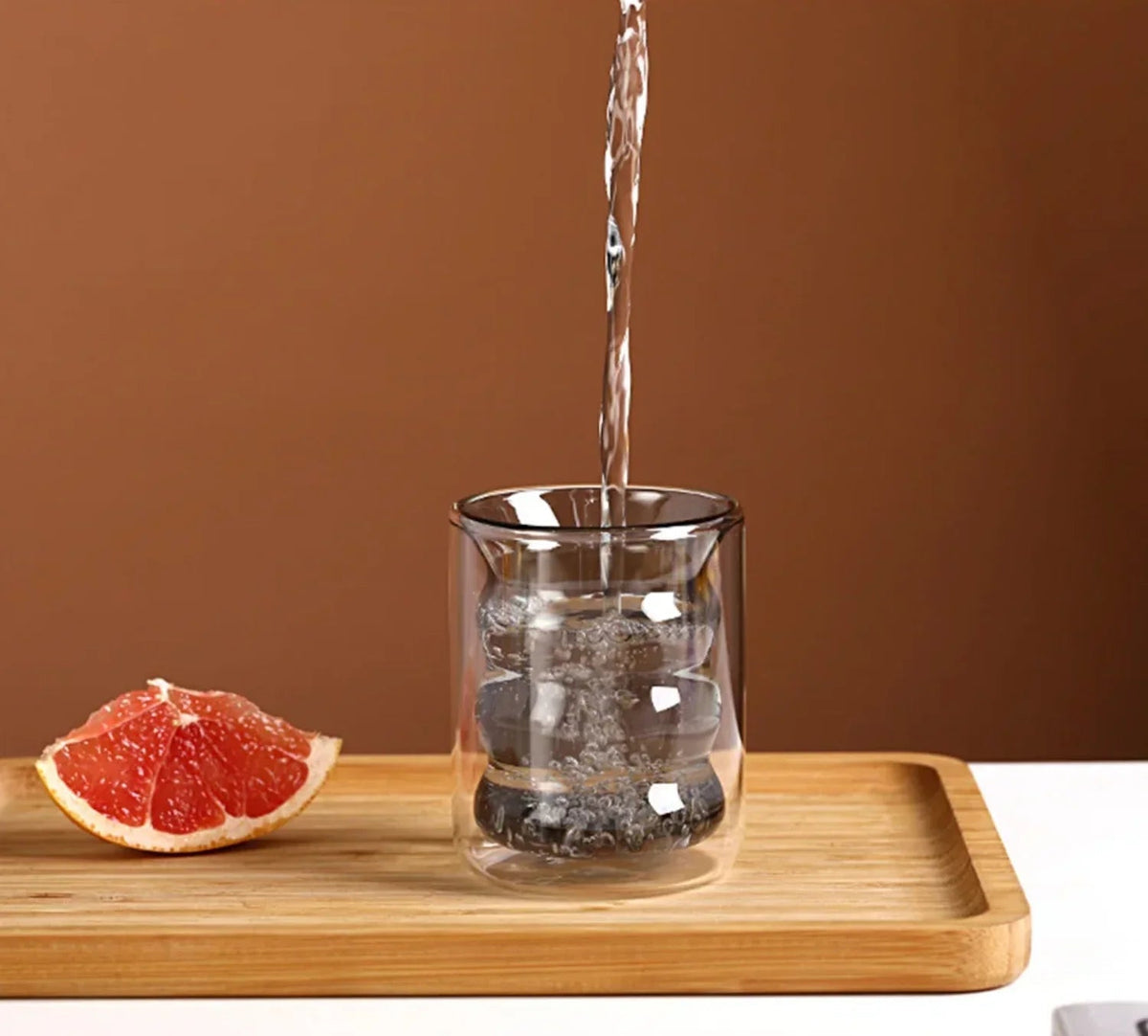 Quarrycliff Double Glass Cup