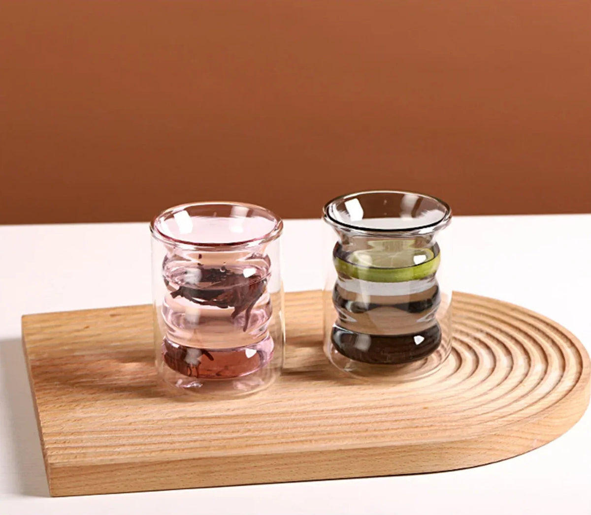 Quarrycliff Double Glass Cup