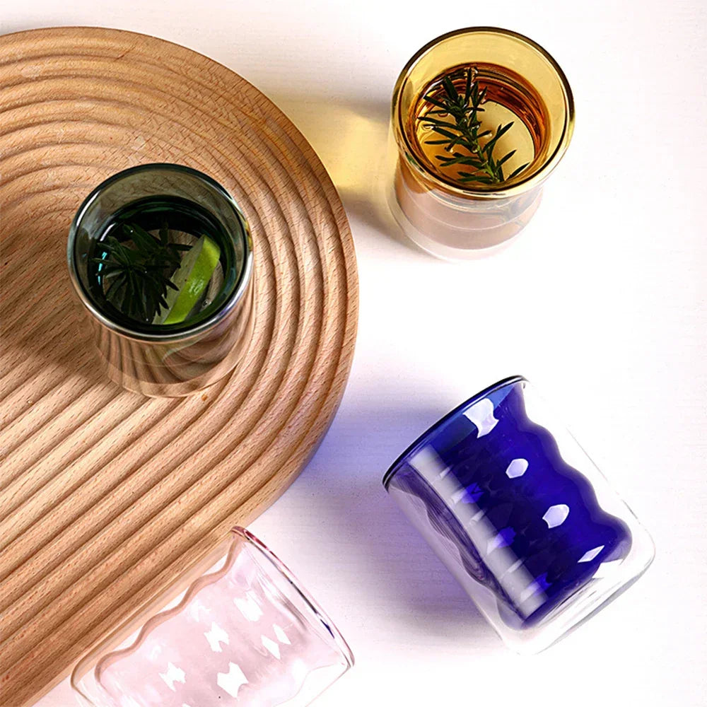 Quarrycliff Double Glass Cup