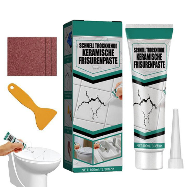 Quick-Drying Ceramic Tile Repair Paste for Damaged Tiles, view 2