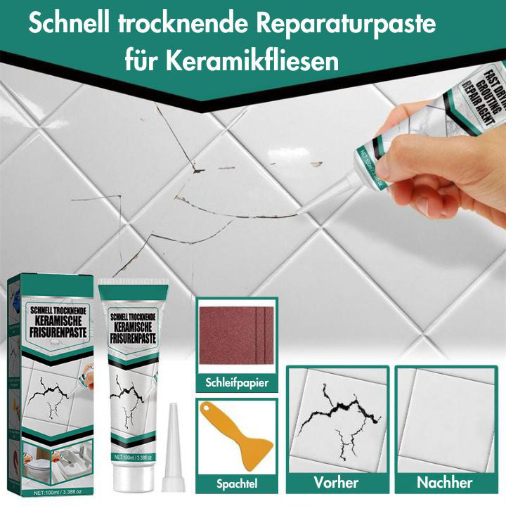 Quick-Drying Ceramic Tile Repair Paste for Damaged Tiles, view 6