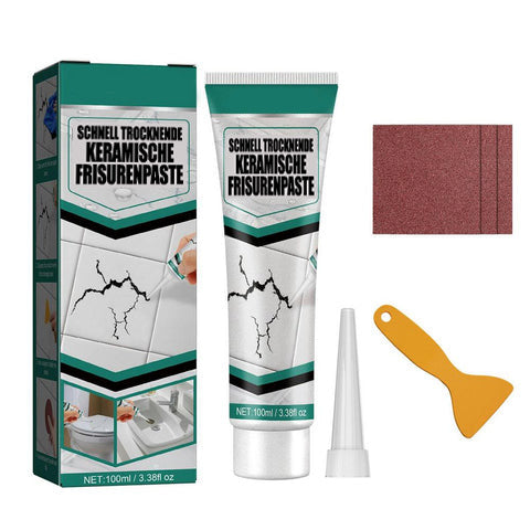 Quick-Drying Ceramic Tile Repair Paste for Damaged Tiles