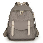 Quilted Fashion Backpack with Pockets and Adjustable Padded Straps, view 5