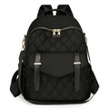 Quilted Fashion Backpack with Pockets and Adjustable Padded Straps, view 6