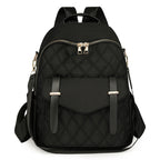 Quilted Fashion Backpack with Pockets and Adjustable Padded Straps, view 6