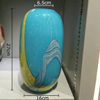 Quinruna Striped Glass Vase