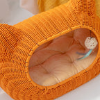 Rattan Cat Cave | High & Bury