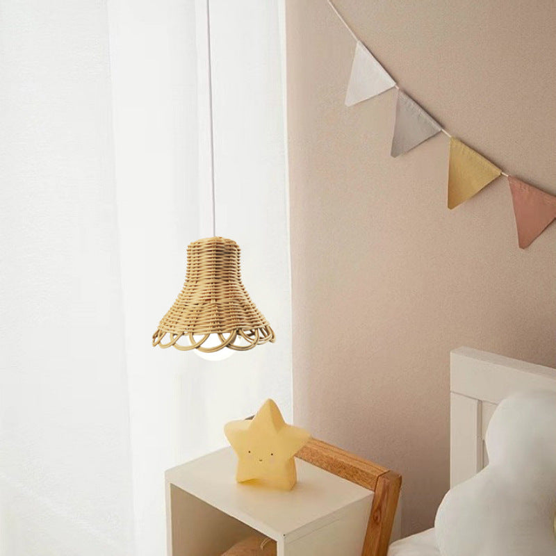 Rattan Hanging Lamp | High & Bury