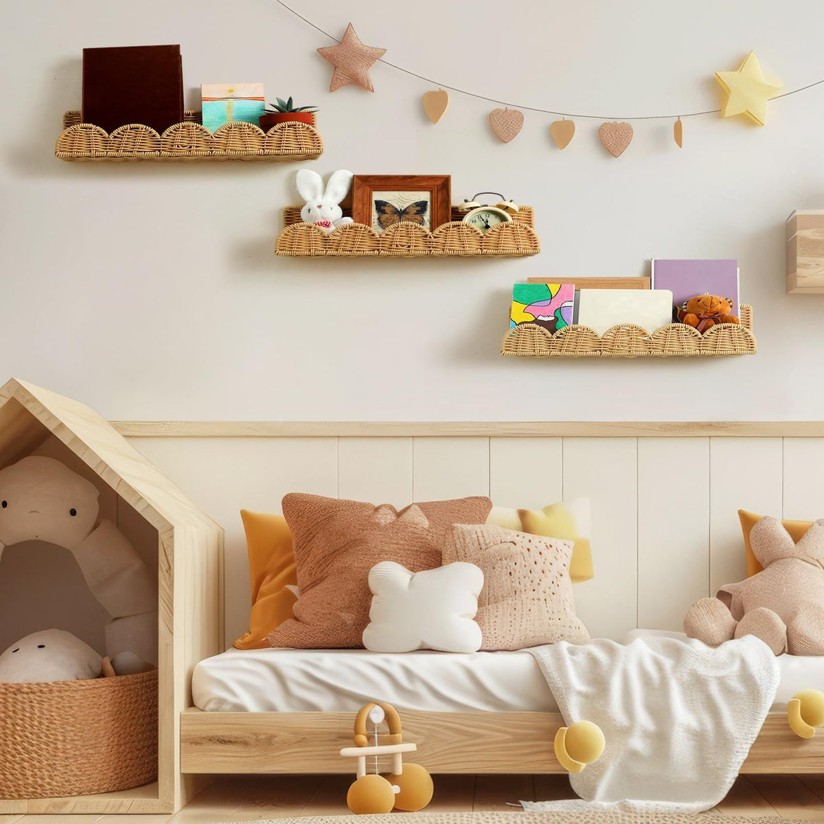 Rattan Step Shelf | High & Bury