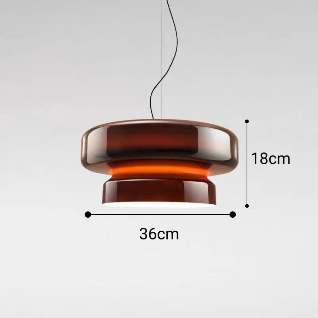 Rauches Glass Mushroom Pendant Lamp | High & Bury
