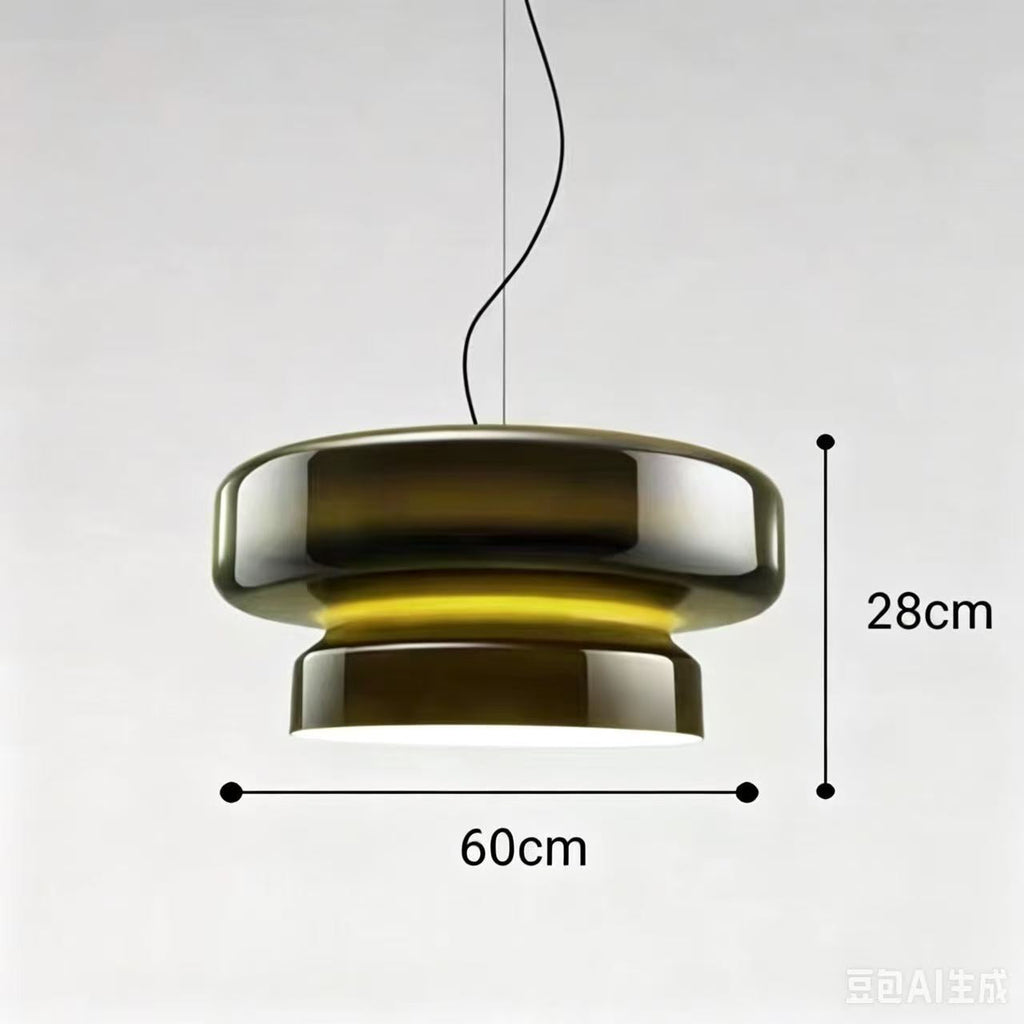 Rauches Glass Mushroom Pendant Lamp | High & Bury