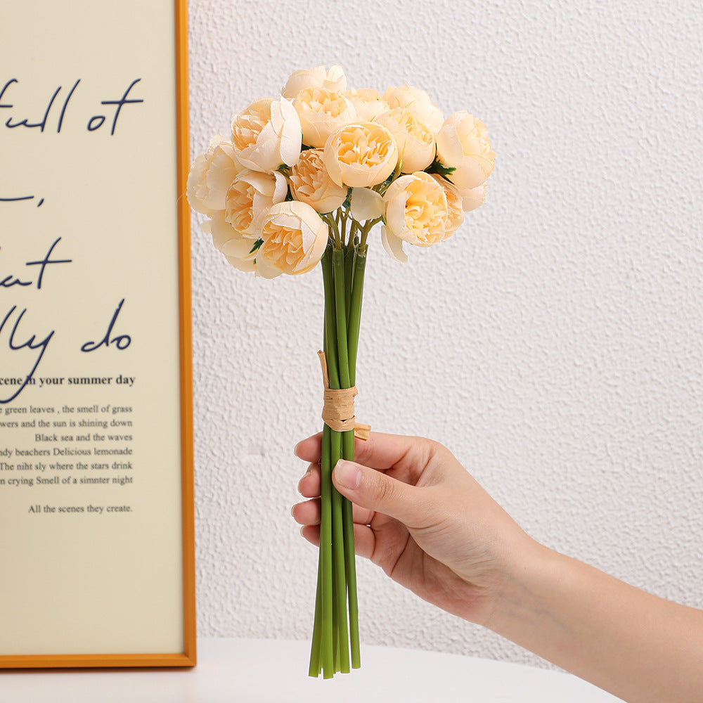 Realistic Artificial Peony Bouquet | High & Bury