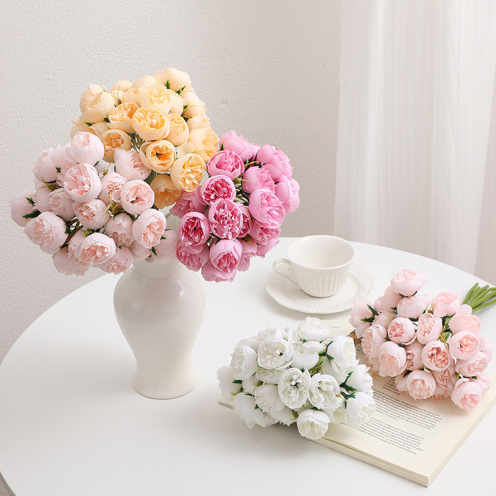 Realistic Artificial Peony Bouquet | High & Bury