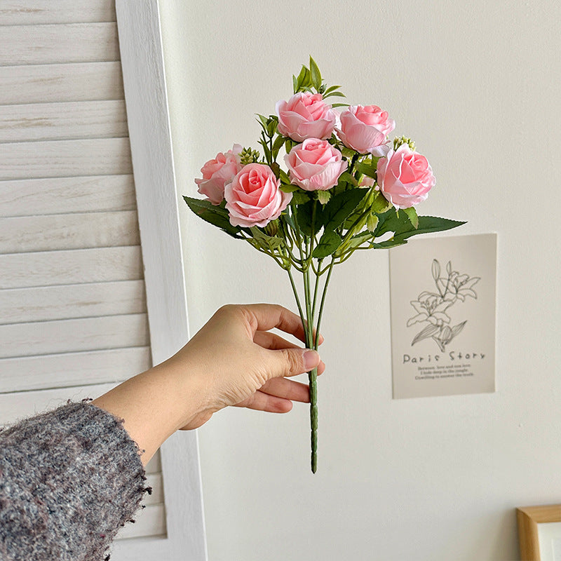 Realistic Artificial Rose Bouquet | High & Bury