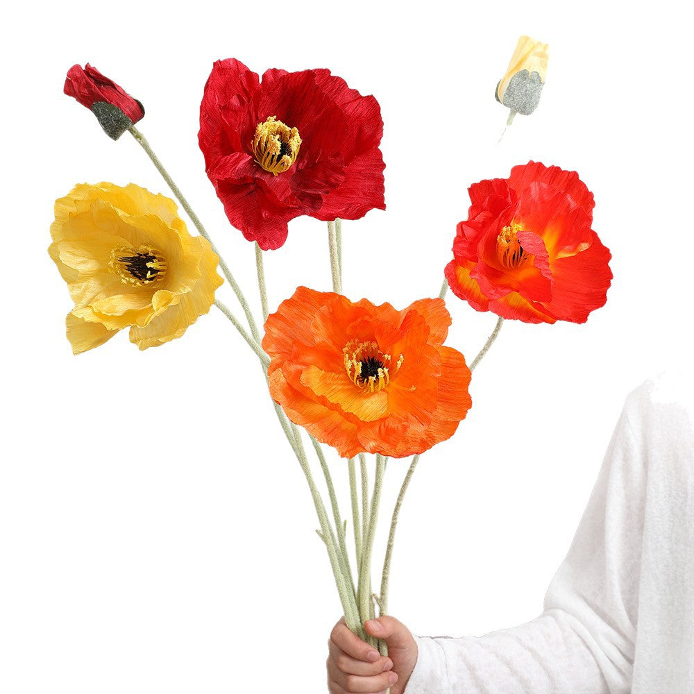 Realistic Artistic Poppy Flower | High & Bury
