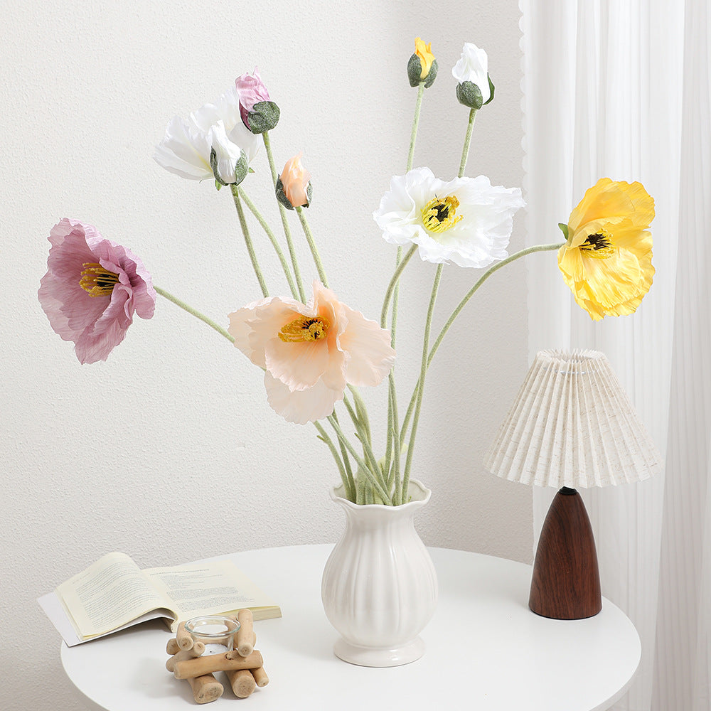 Realistic Artistic Poppy Flower | High & Bury