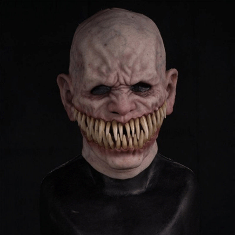 Realistic Full-Face Latex Mask, Elderly Man with Facial Hair, for Cosplay, view 22