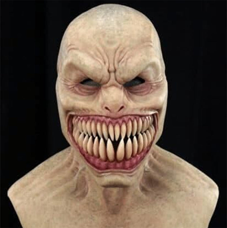 Realistic Full-Face Latex Mask, Elderly Man with Facial Hair, for Cosplay, view 23