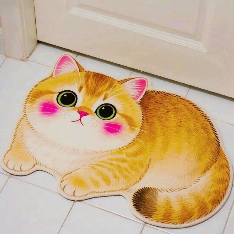 Realistic Lion Cub Shaped Floor Mat | High & Bury