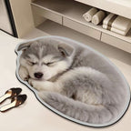 Realistic Lion Cub Shaped Floor Mat | High & Bury