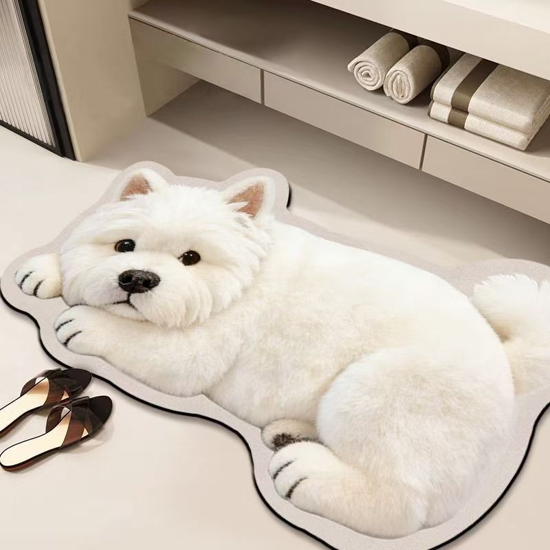 Realistic Lion Cub Shaped Floor Mat | High & Bury