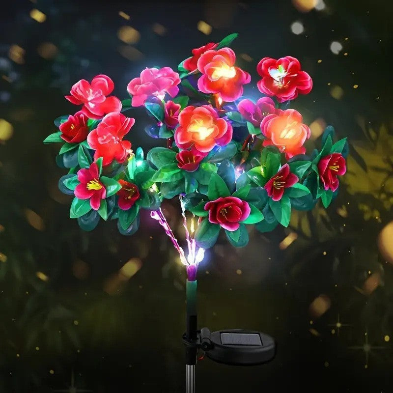Realistic Silk Camellia Bouquet with Lifelike Leaves and Flexible Stem | High & Bury