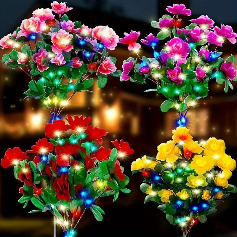 Realistic Silk Camellia Bouquet with Lifelike Leaves and Flexible Stem | High & Bury