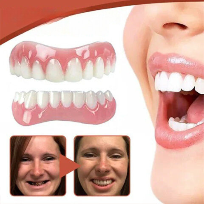 Realistic temporary dental filling strips for upper and lower teeth, view 5