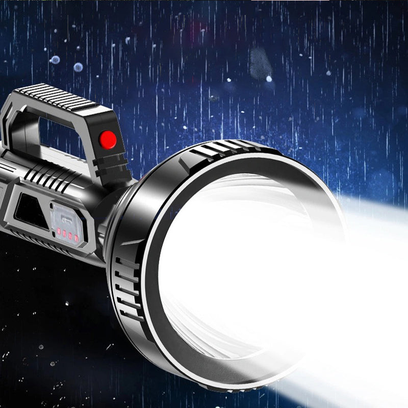 Rechargeable Handheld LED Spotlight Torch, 8000mAh, ABS, 90 × 210mm, view 2