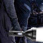 Rechargeable Handheld LED Spotlight Torch, 8000mAh, ABS, 90 × 210mm, view 4